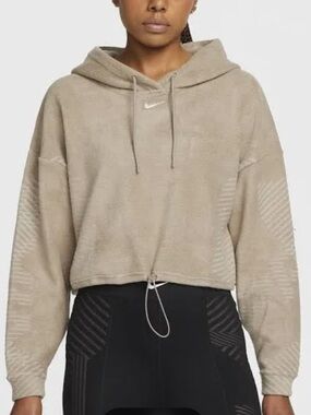 Nike Pro Therma-FIT Hoodie - Taupe